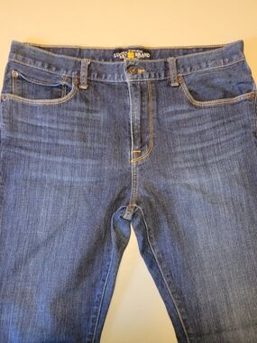 Lucky Brand Jeans Size 33" X 28-1/2" -  5 Pocket Style, Zip & Button Fly Jeans.